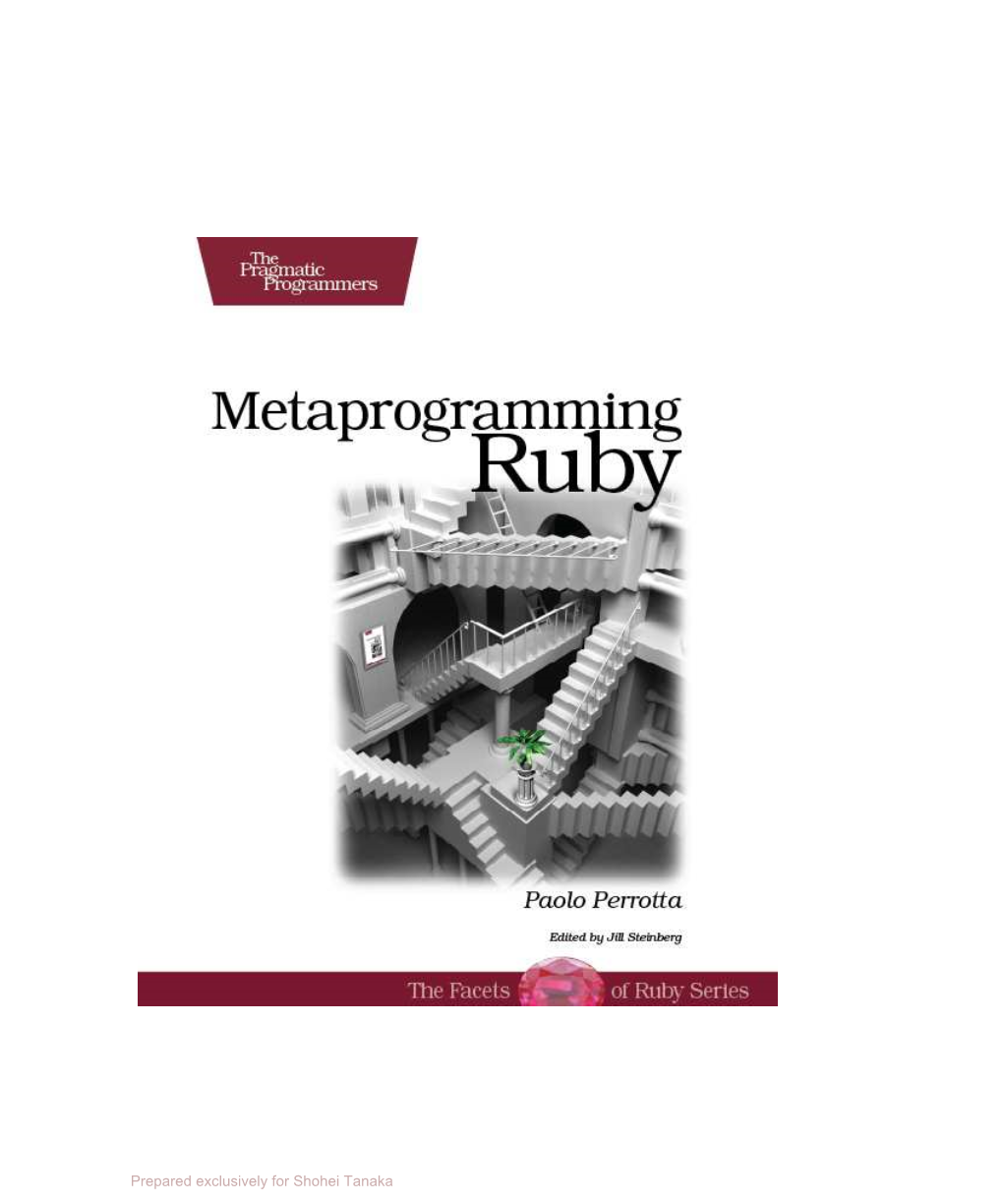 Metaprogramming Ruby