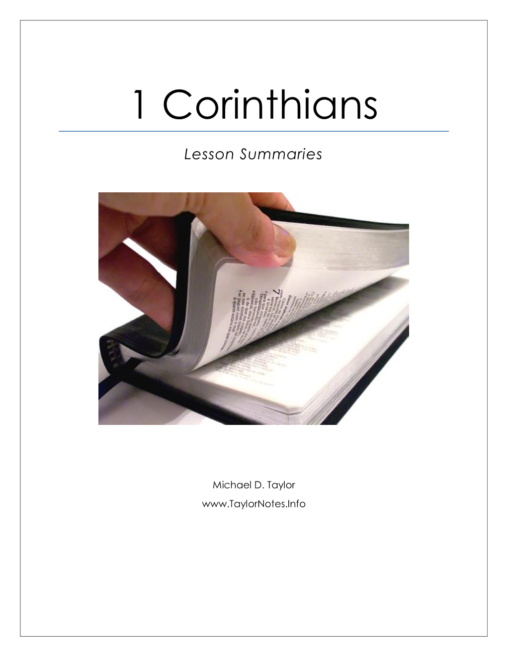 1 Corinthians