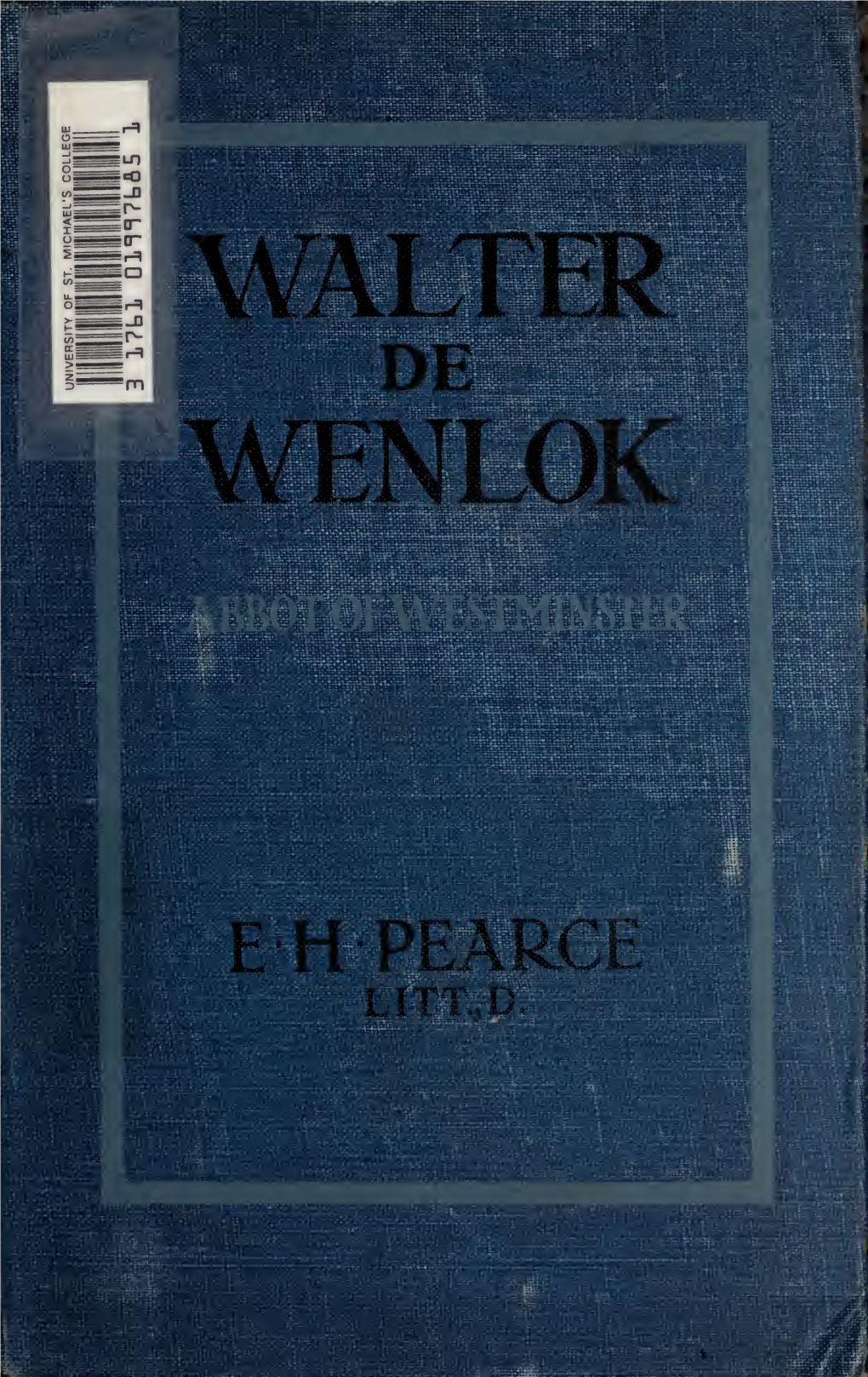 Walter De Wenlok, Abbot of Westminster