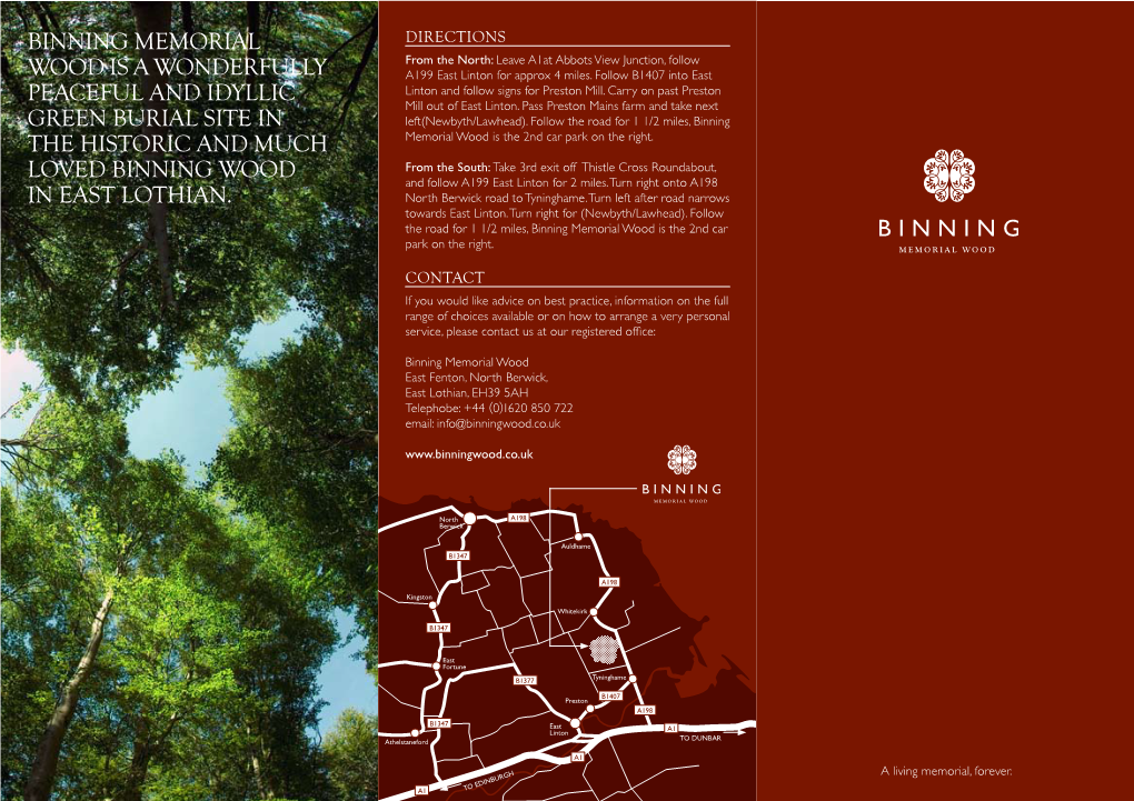 Binning Wood Brochure