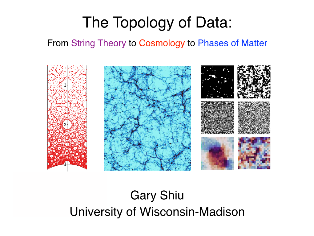 The Topology of Data