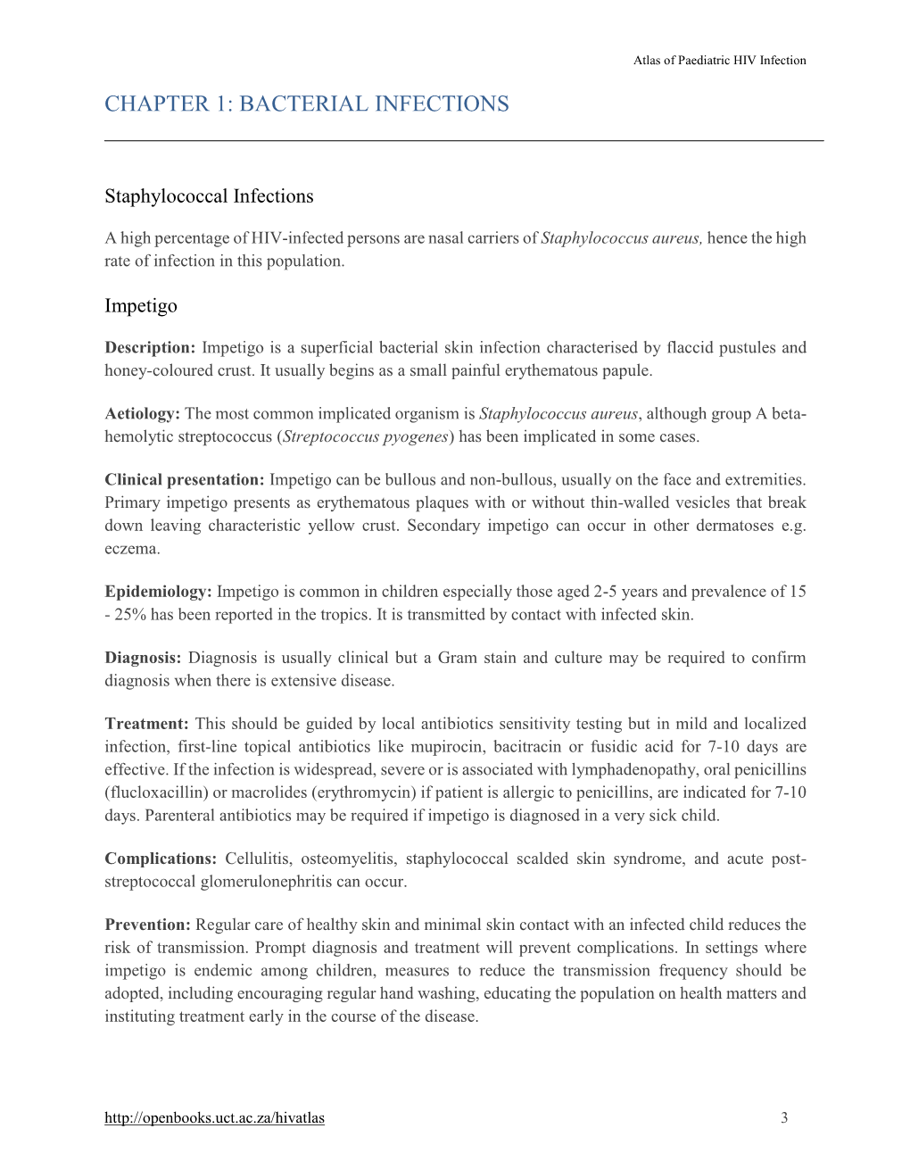 Chapter 1: Bacterial Infections