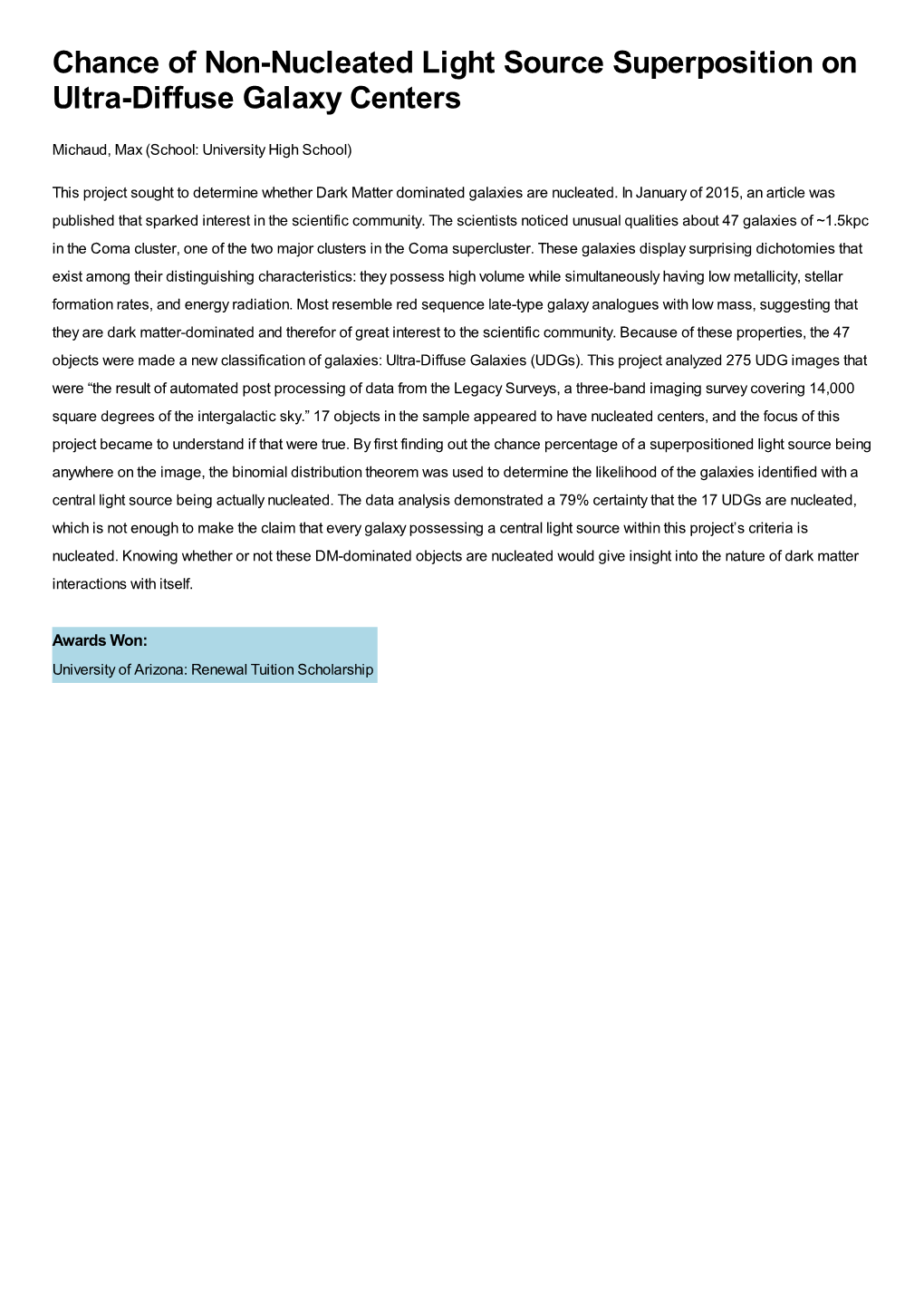 Chance of Non-Nucleated Light Source Superposition on Ultra-Diffuse Galaxy Centers