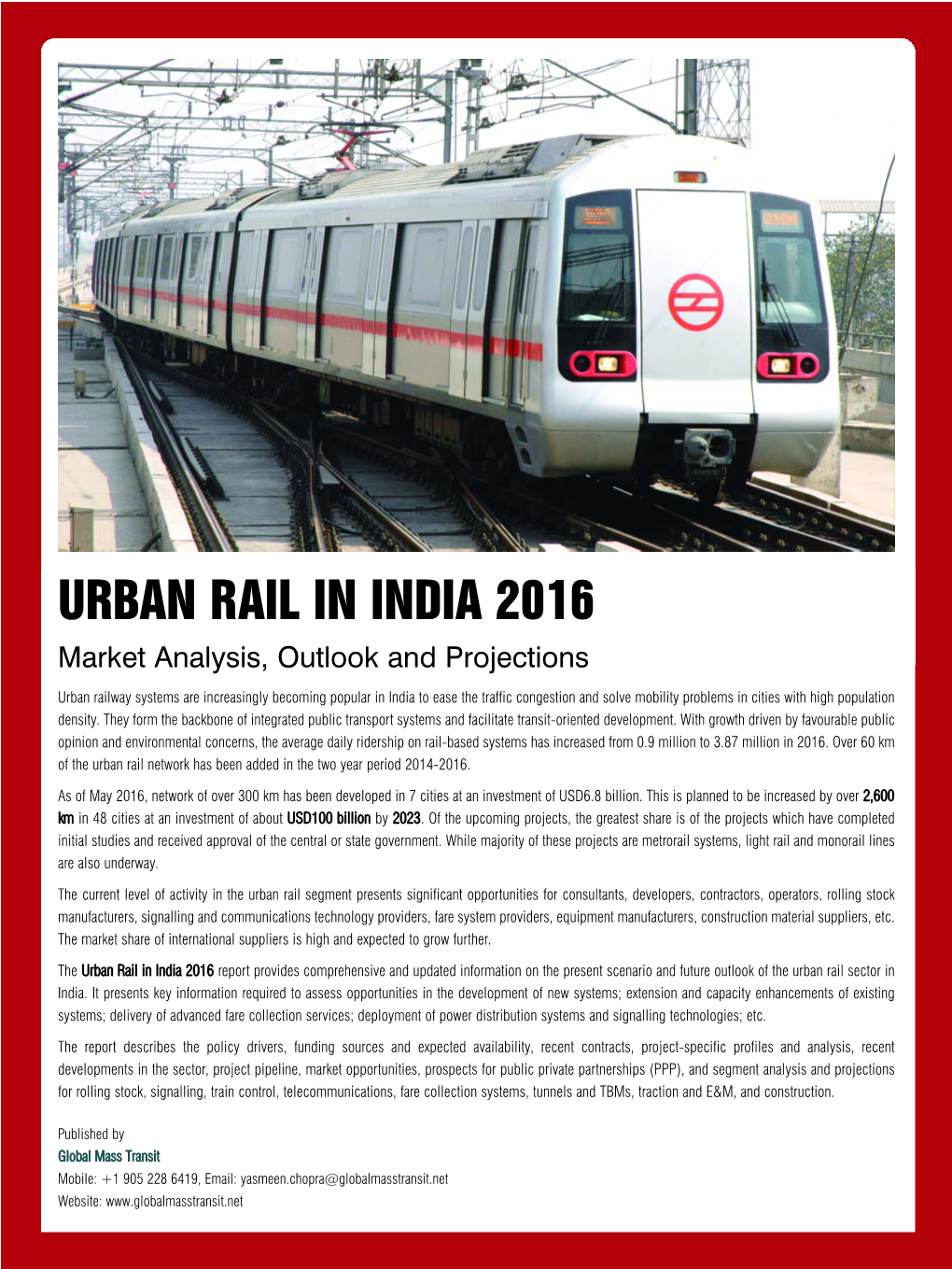 Gmt Urban Rail 2016.Qxp