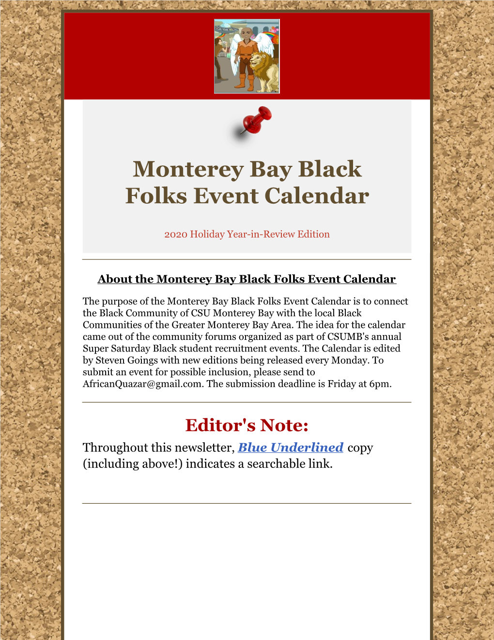 Monterey Bay Black Folks Event Calendar