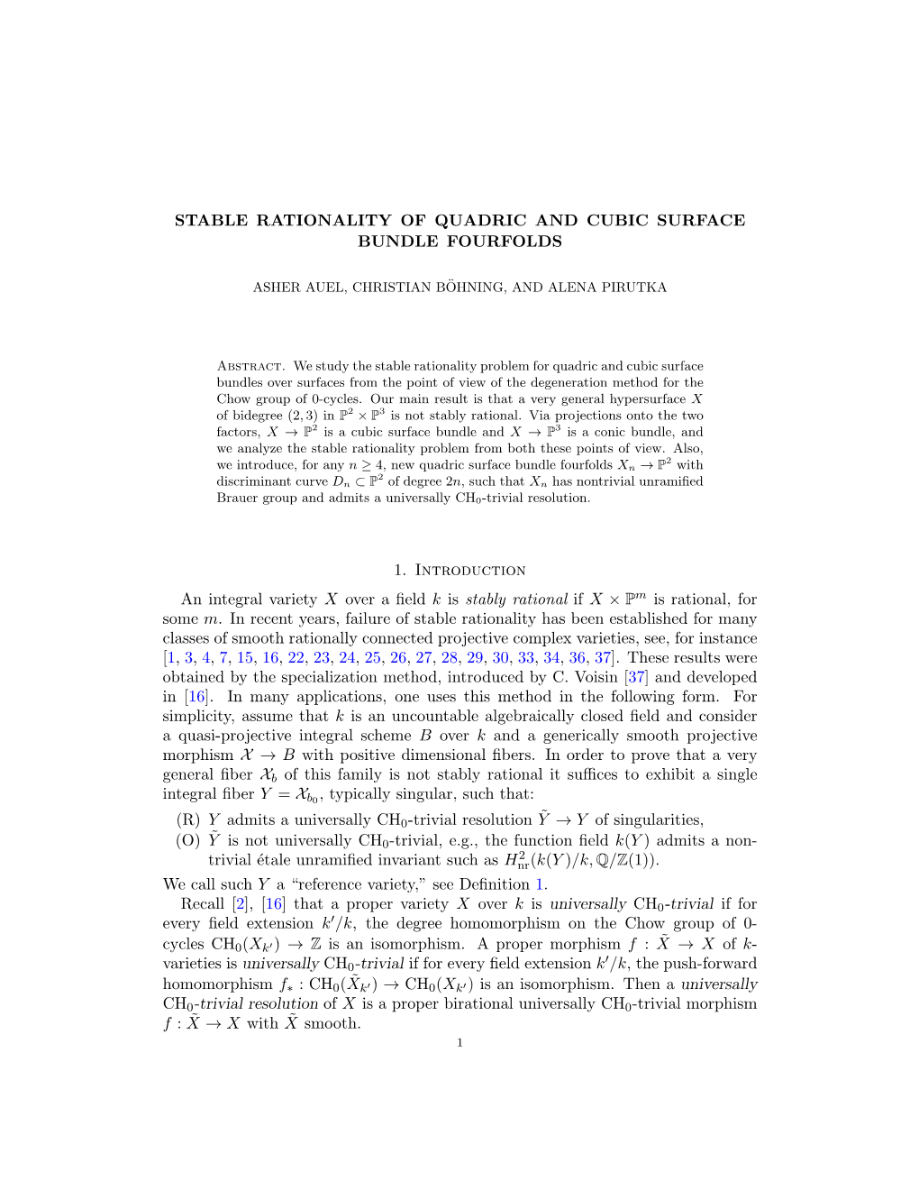 Stable Rationality of Quadric and Cubic Surface Bundle Fourfolds