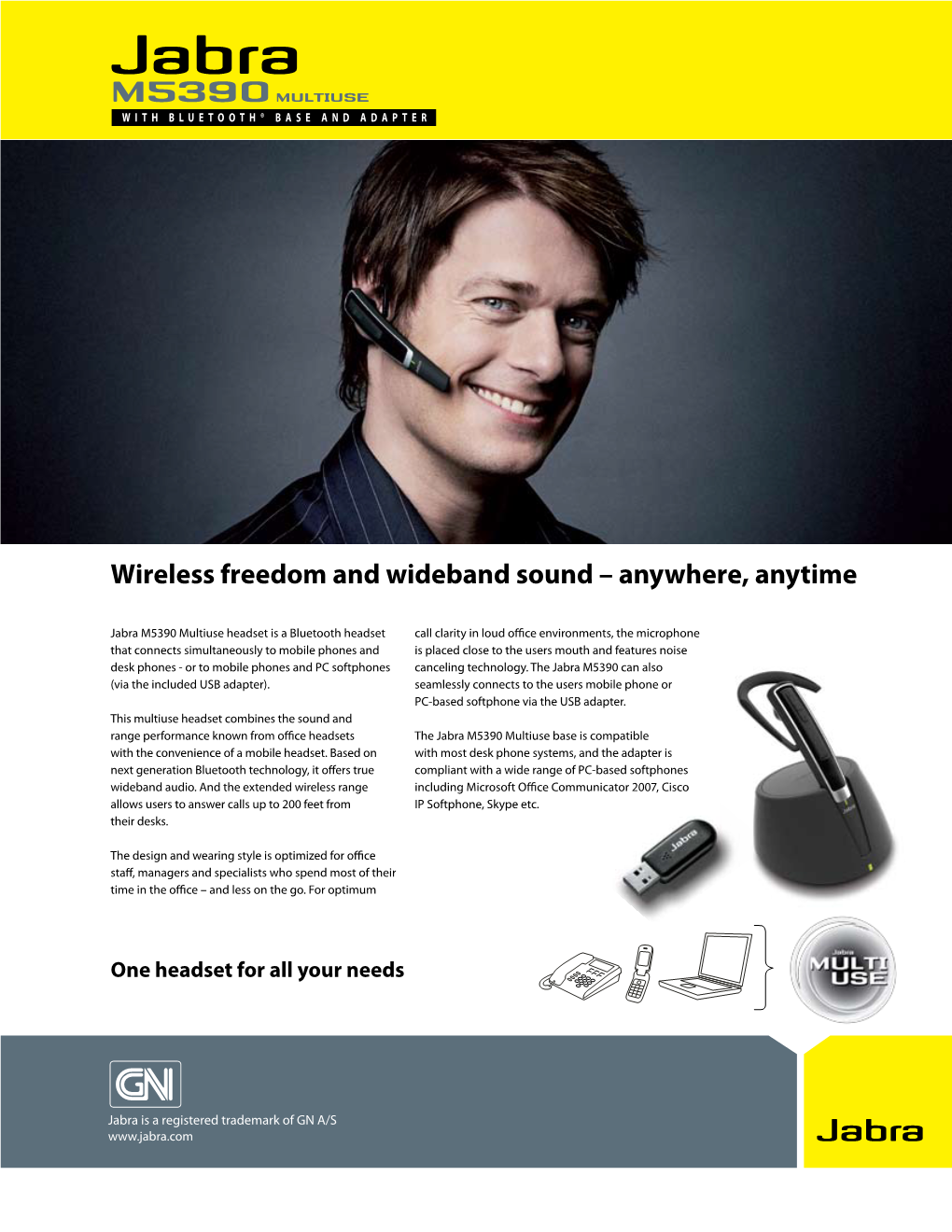 Wireless Freedom and Wideband Sound – Anywhere, Anytime