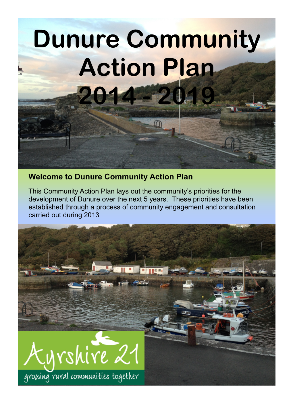 Dunure Community Action Plan 2014 - 2019