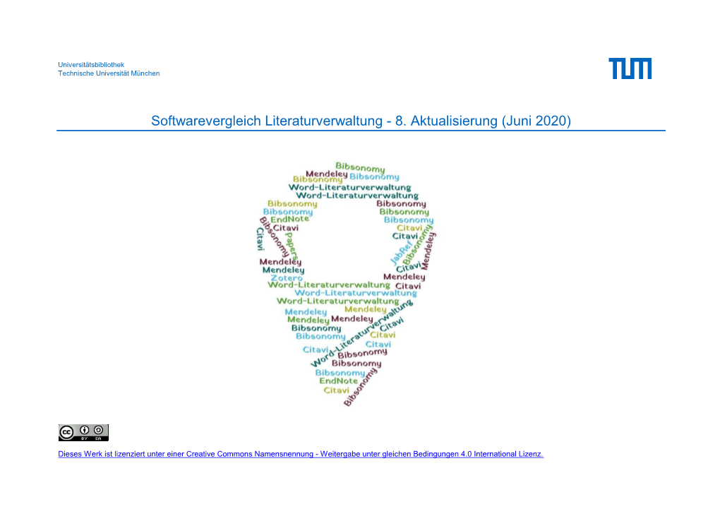 Softwarevergleich Literaturverwaltung - 8