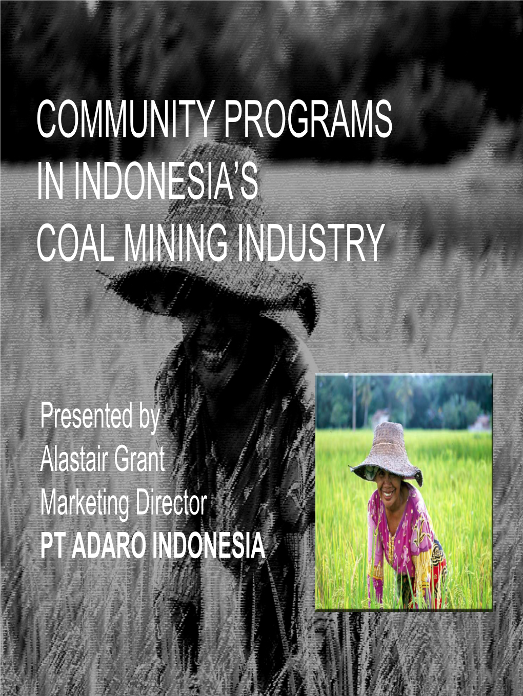 Community Programs in Indonesia's Coal Mining