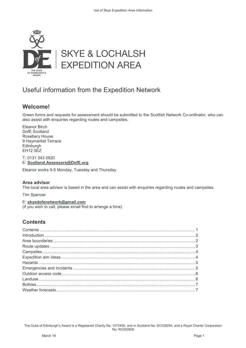 Standard Word Document Template