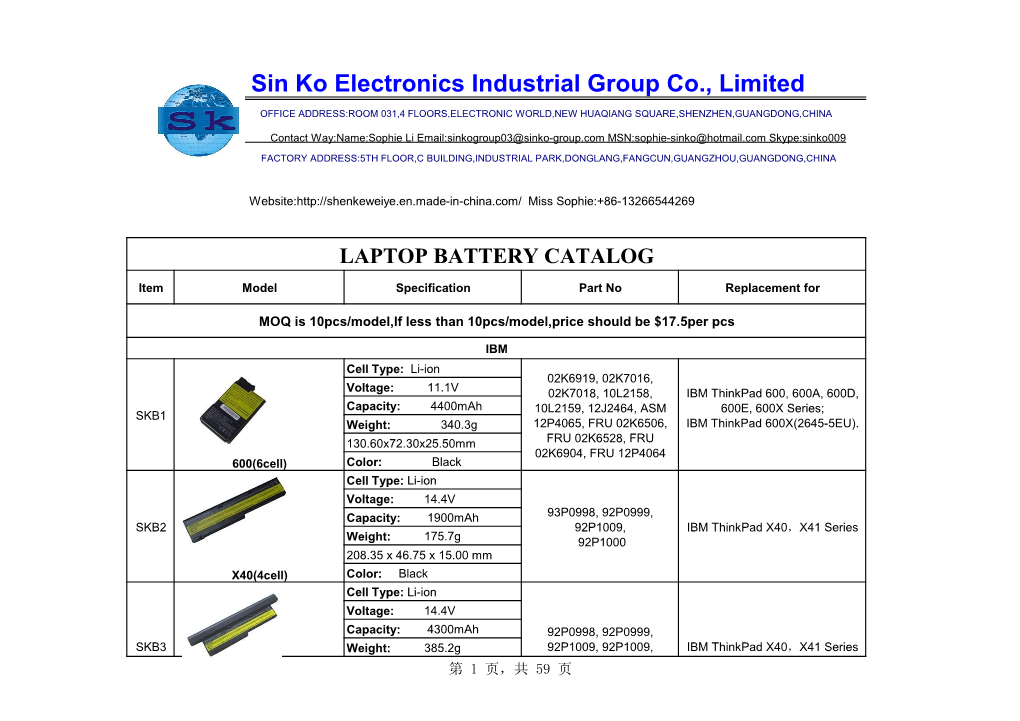 Sin Ko Electronics Industrial Group Co., Limited