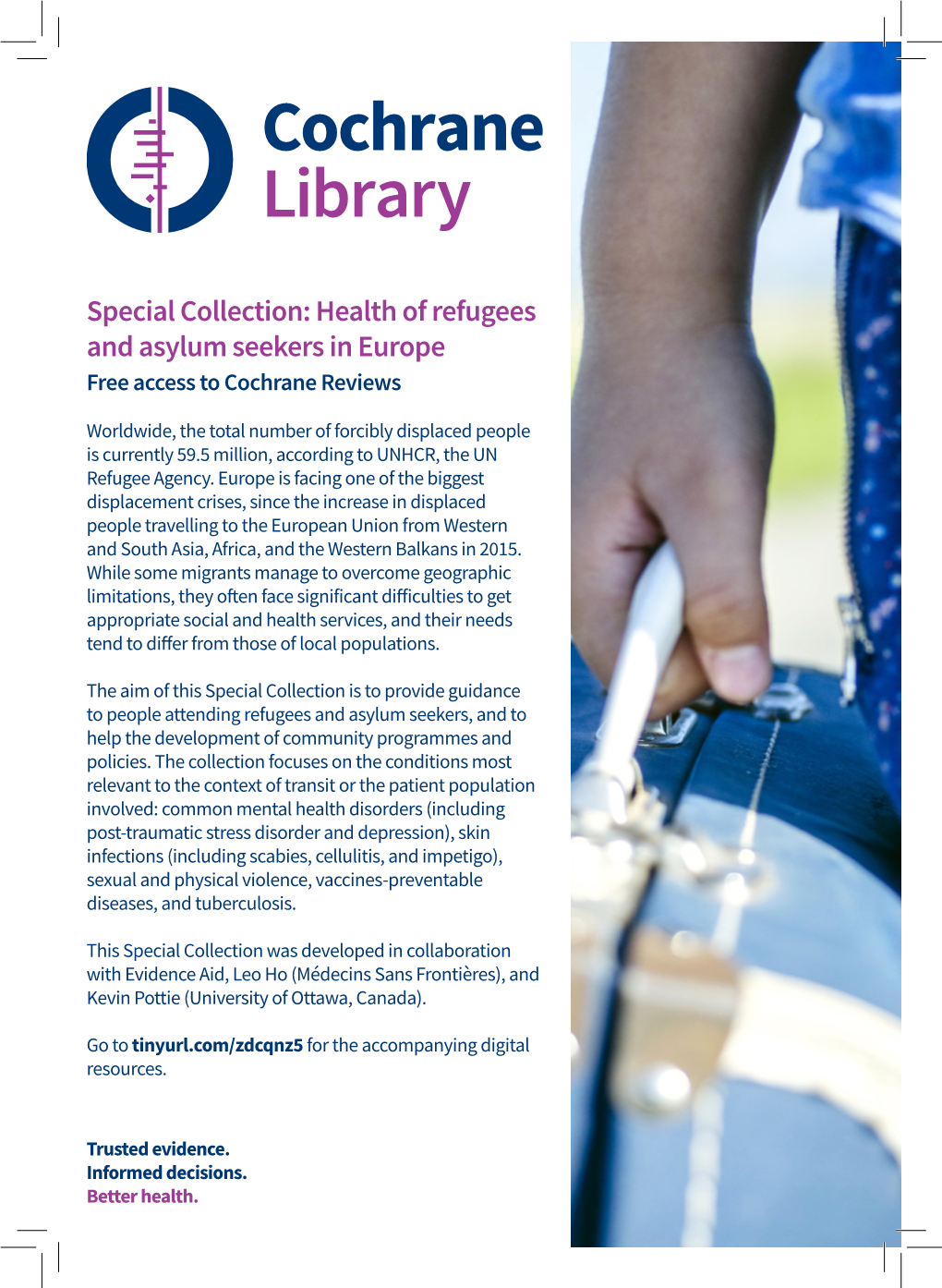 Health of Refugees and Asylum Seekers in Europe Free Access to Cochrane Reviews