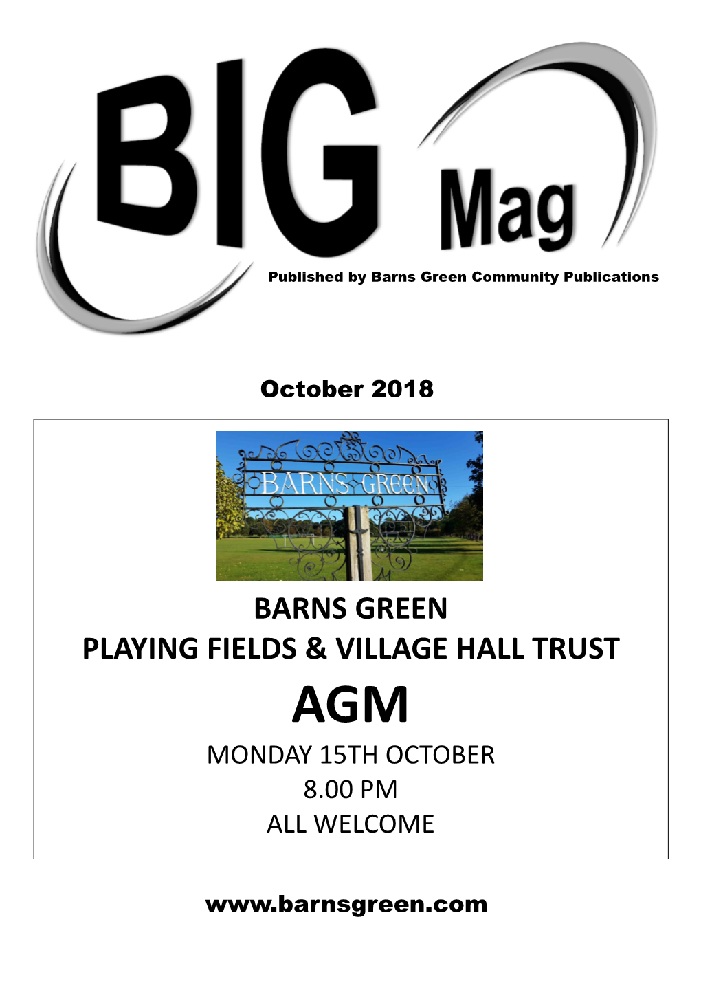 Barns Green Playing Fields & Village Hall Trust