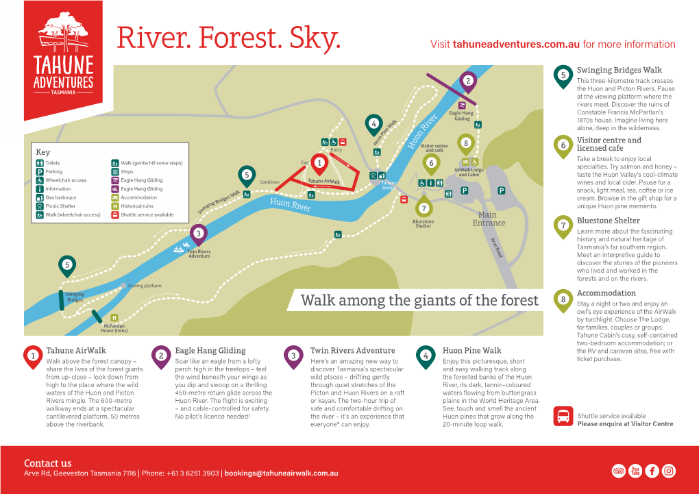River. Forest. Sky. Visit Tahuneadventures.Com.Au for More Information