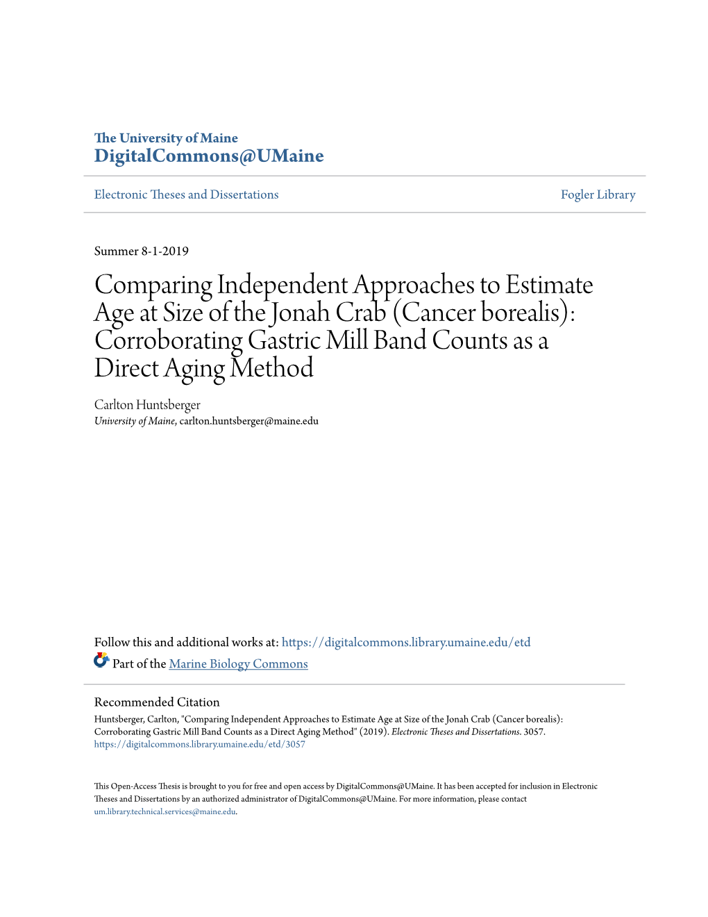 Comparing Independent Approaches To