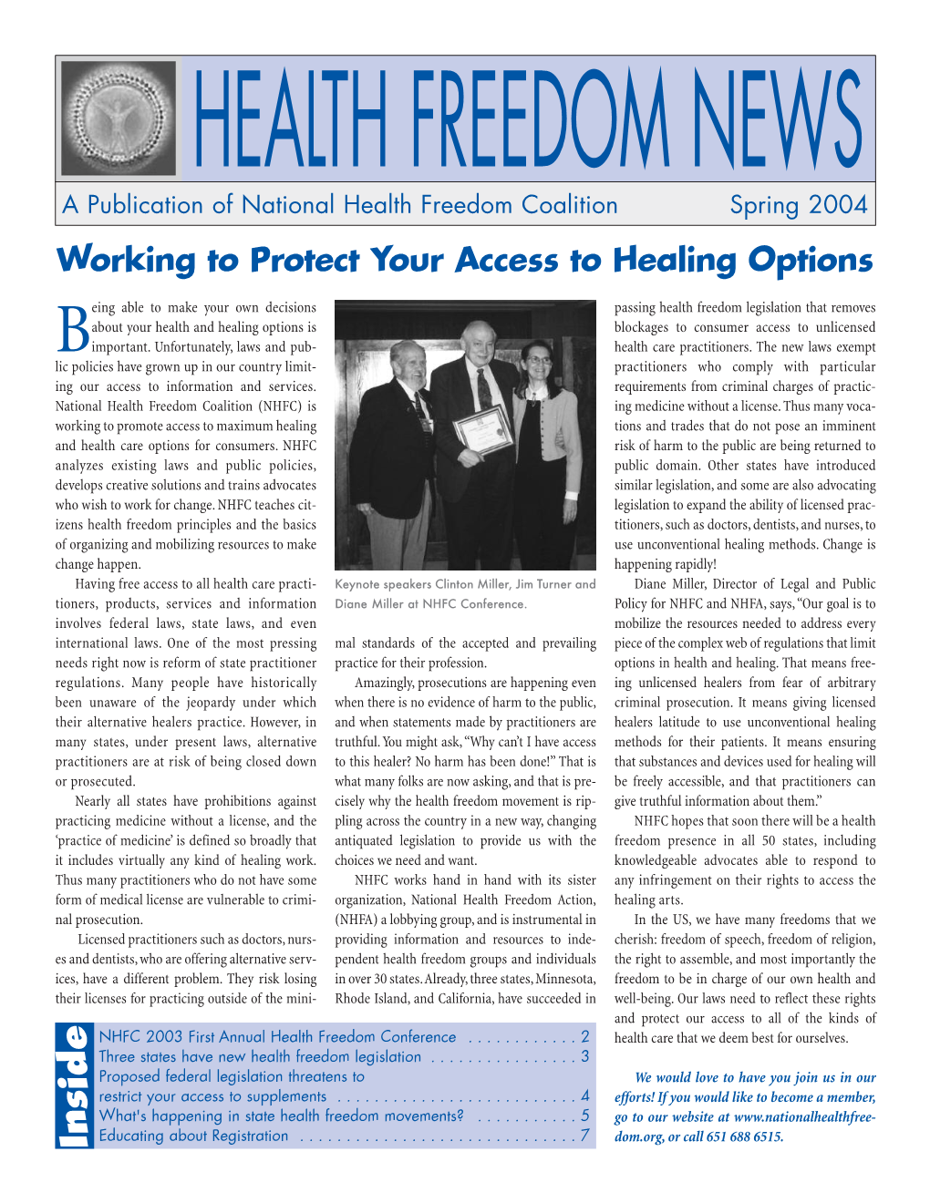 Spring 2004 Newsletter