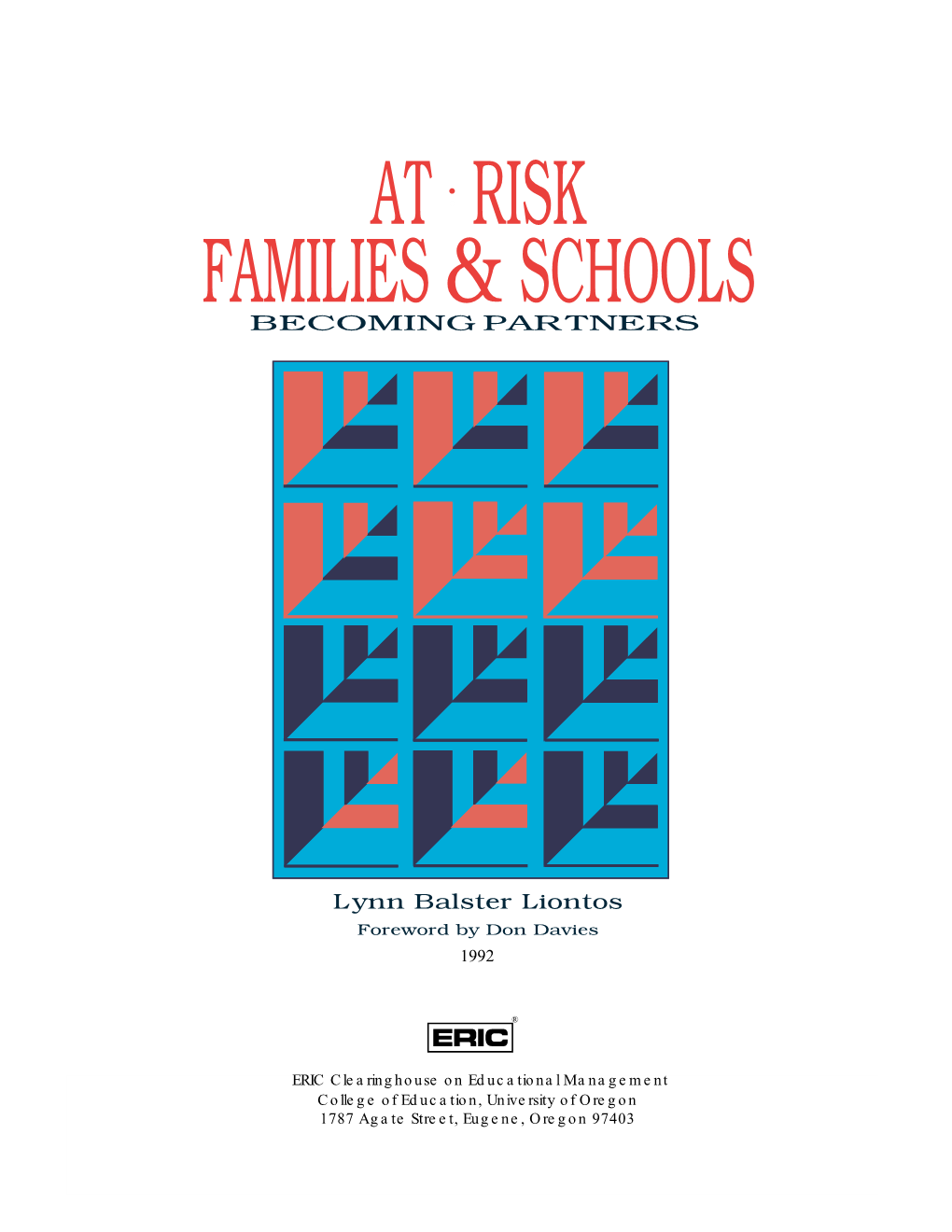 At-Risk Families and Schools