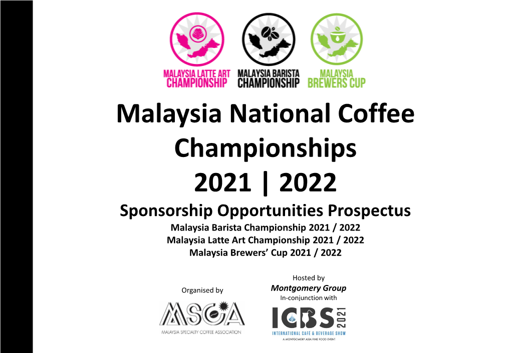 Malaysia National Coffee Championships 2021 | 2022
