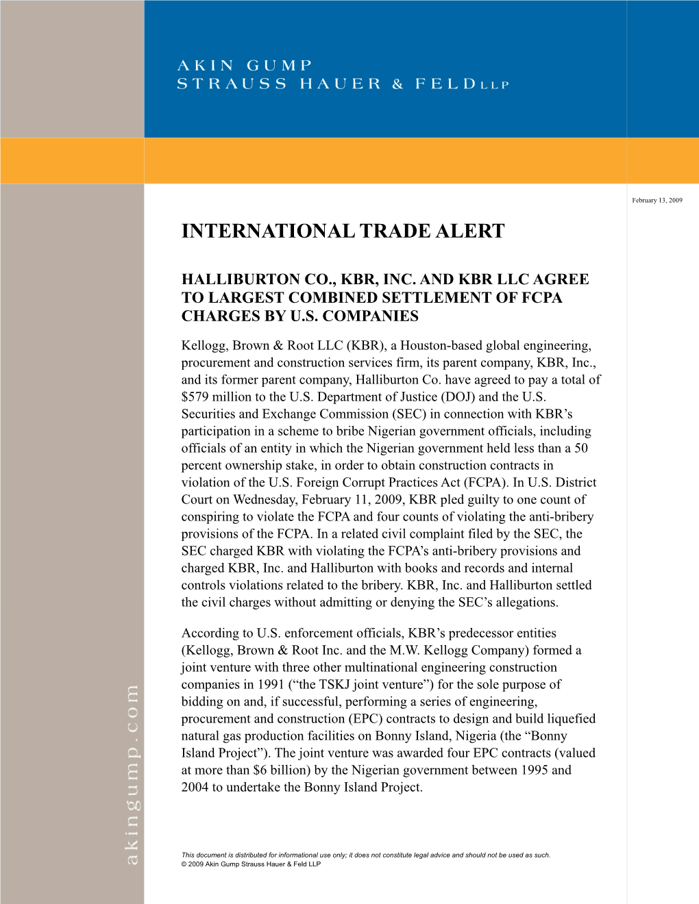 International Trade Alert