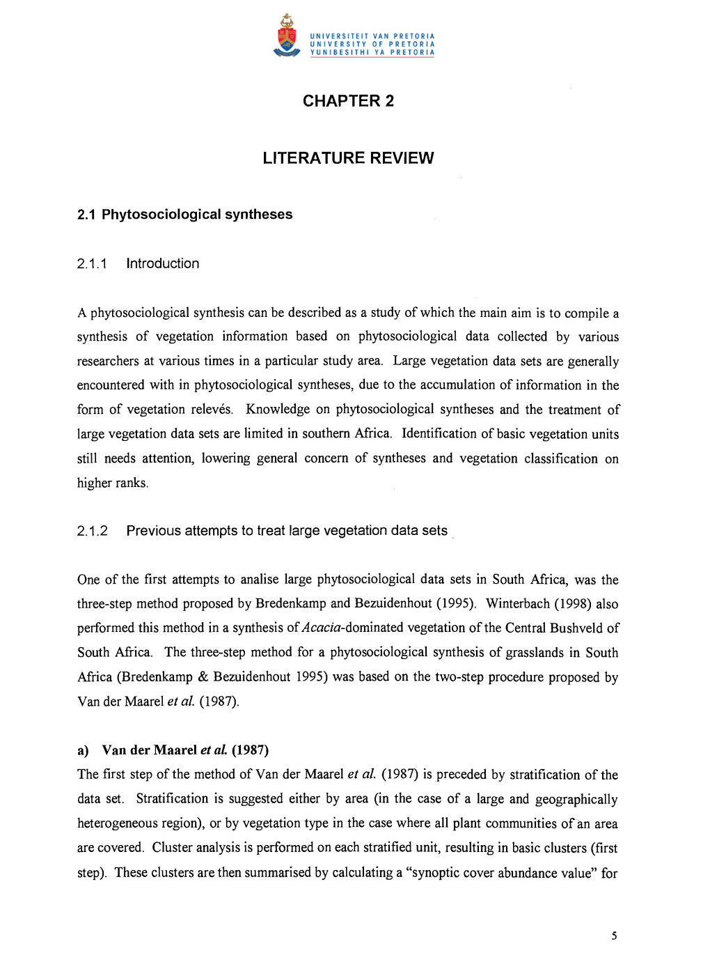 Chapter 2 Literature Review