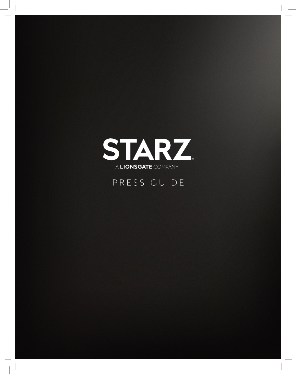 STE-4806-17 STARZ Electronic Press Guide