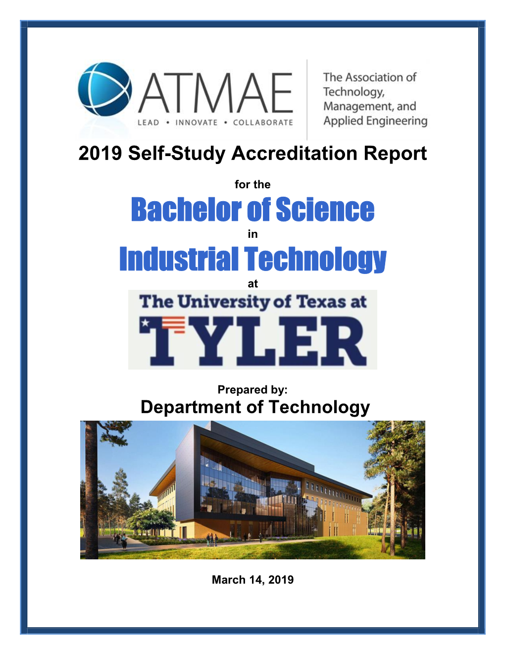 (ATMAE) Accreditation Report for Industrial Technology