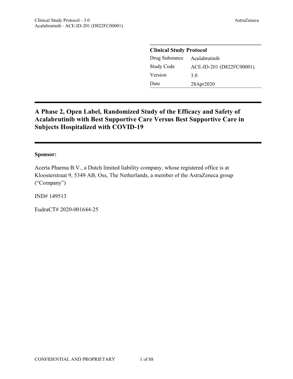 A Phase 2, Open Label, Randomized Study of the Efficacy and Safety Of