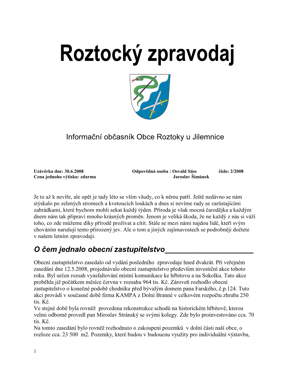 Roztocký Zpravodaj