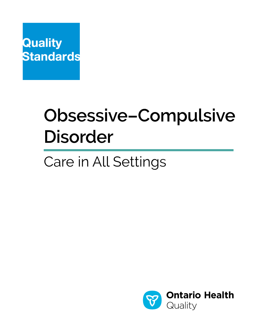 Obsessive-Compulsive Disorder