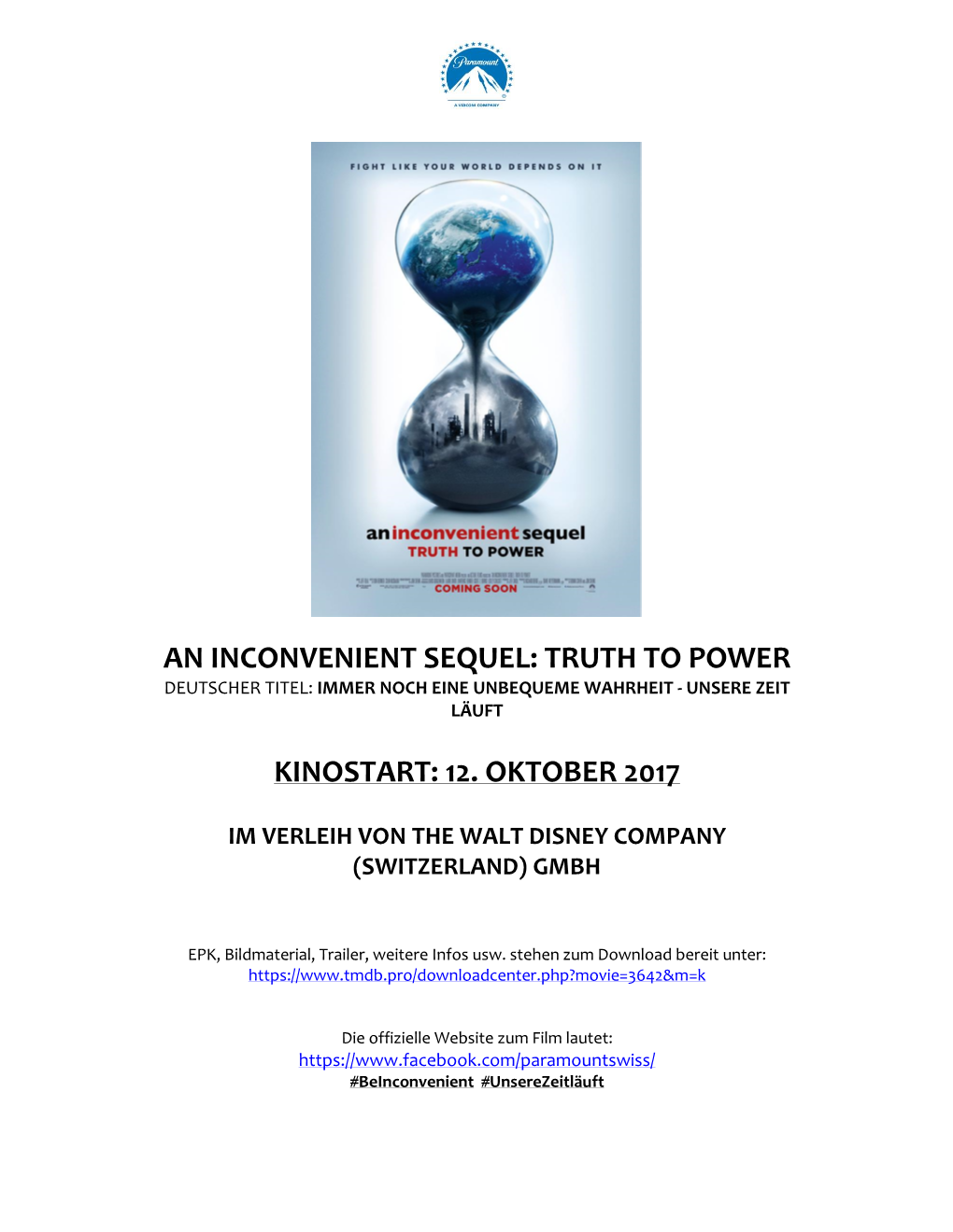 An Inconvenient Sequel: Truth to Power Kinostart