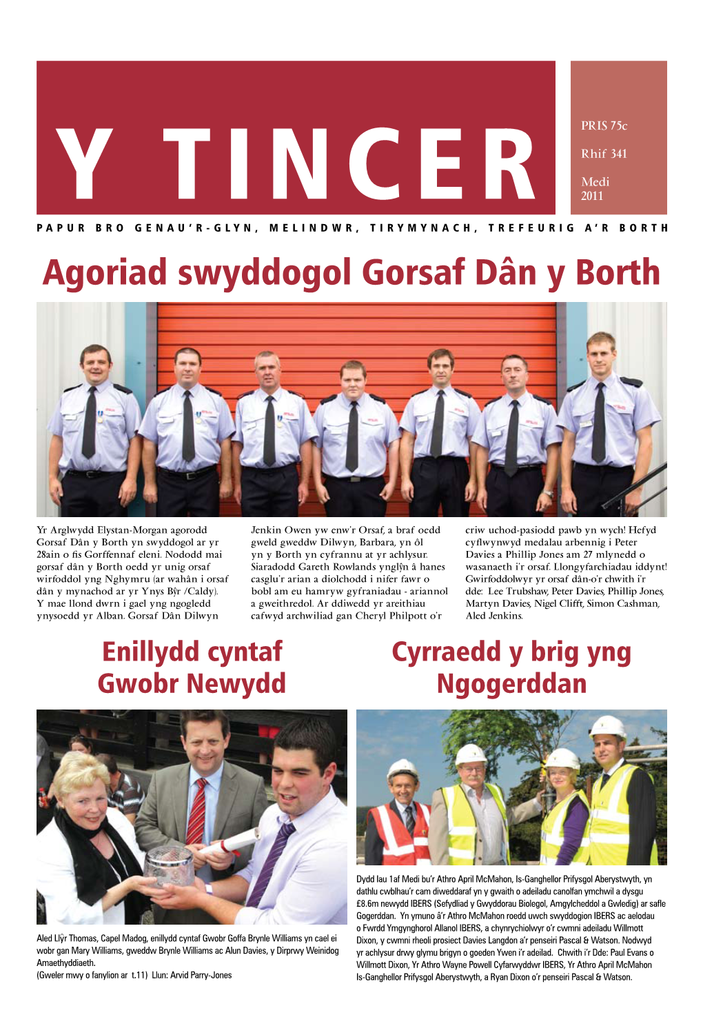 Agoriad Swyddogol Gorsaf Dân Y Borth