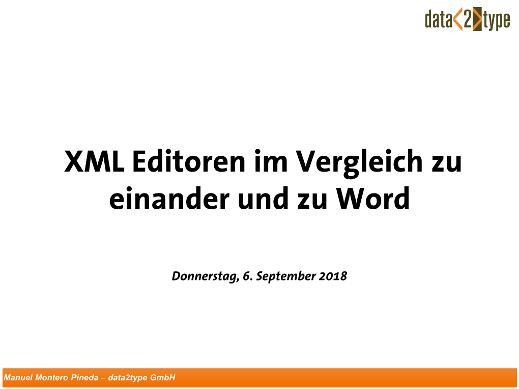 XML Editoren Im Vergleich Zu Einander Und Zu Word