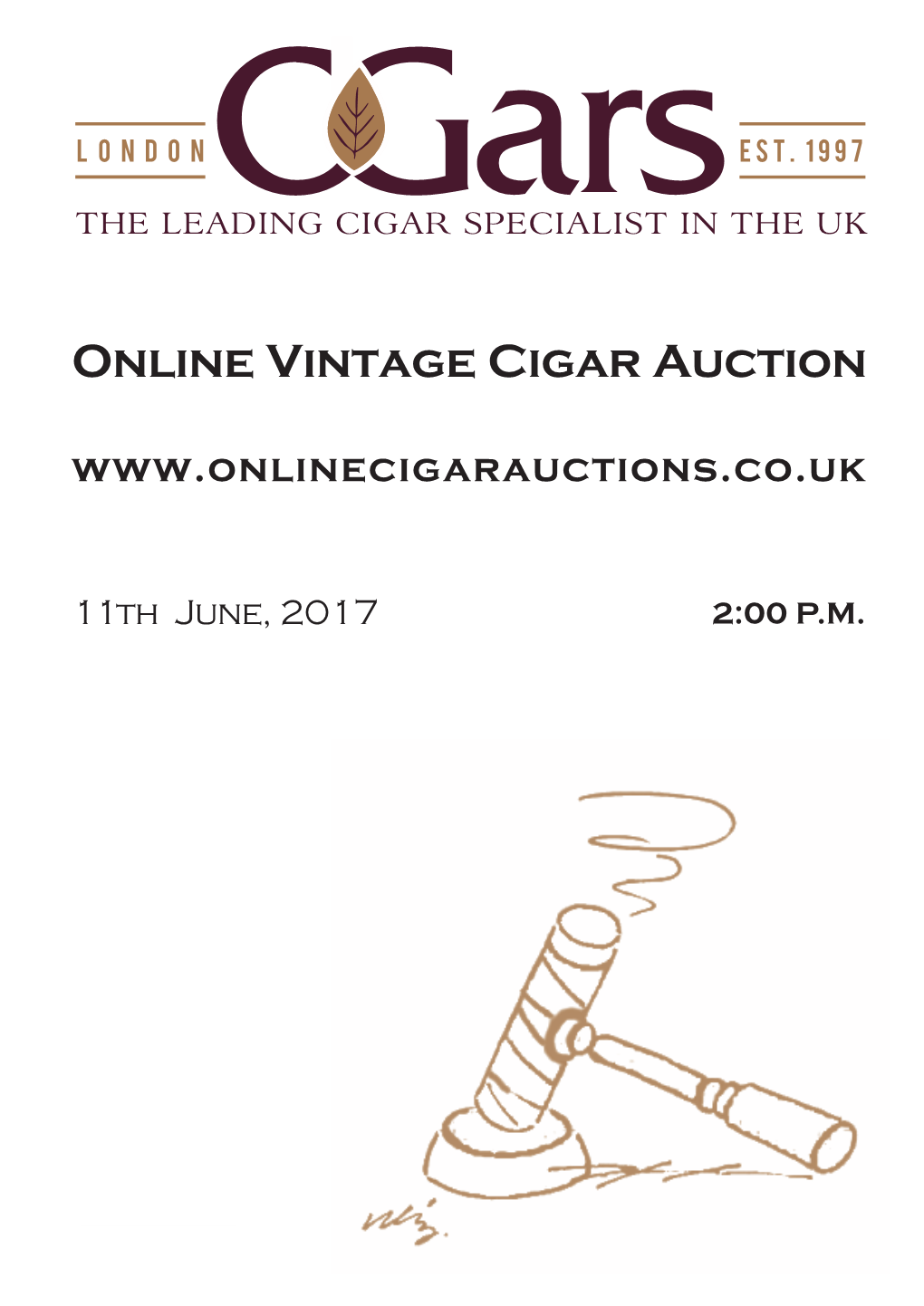 Online Vintage Cigar Auction