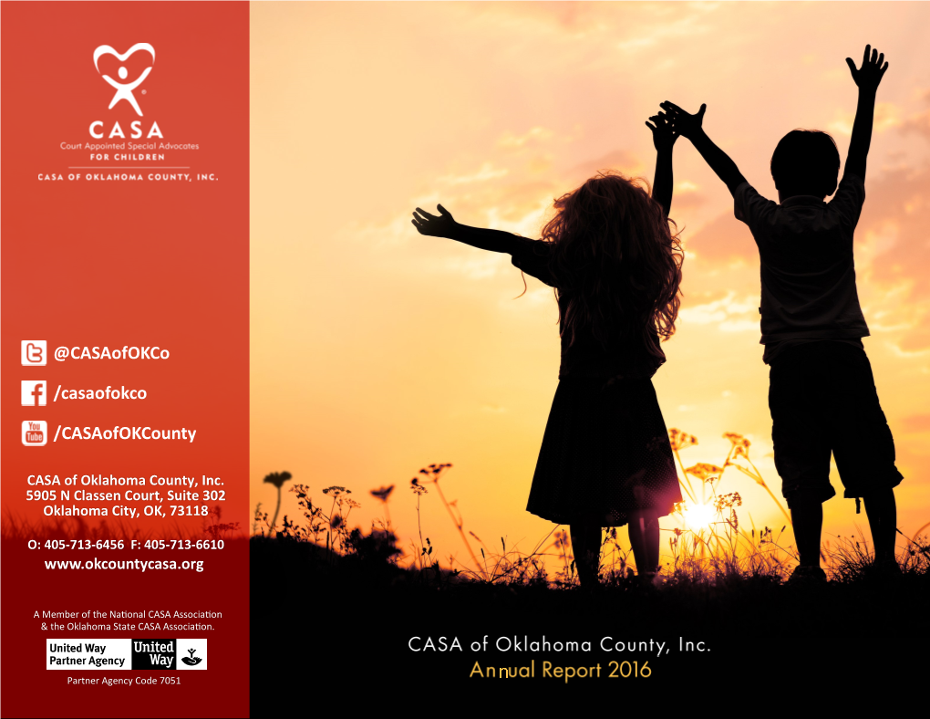 2016 Board of Directors: CASA of Oklahoma County, Inc