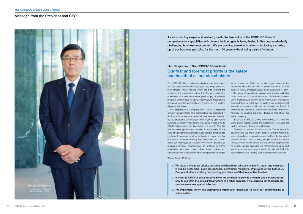 The KOBELCO Group's Value Creation