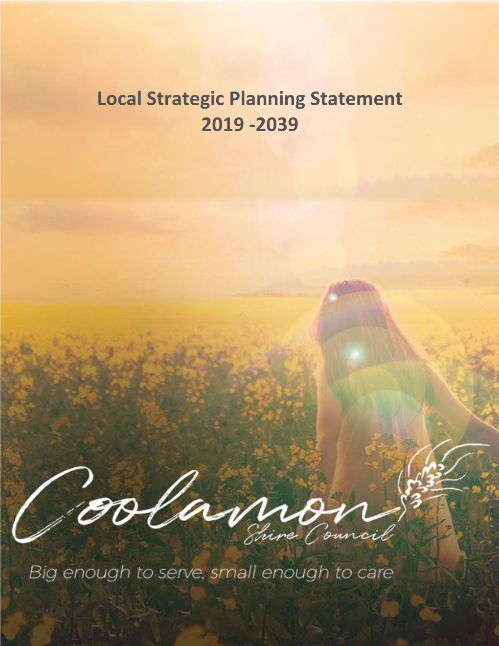 Coolamon Shire Council Local Strategic Planning Statement 2019