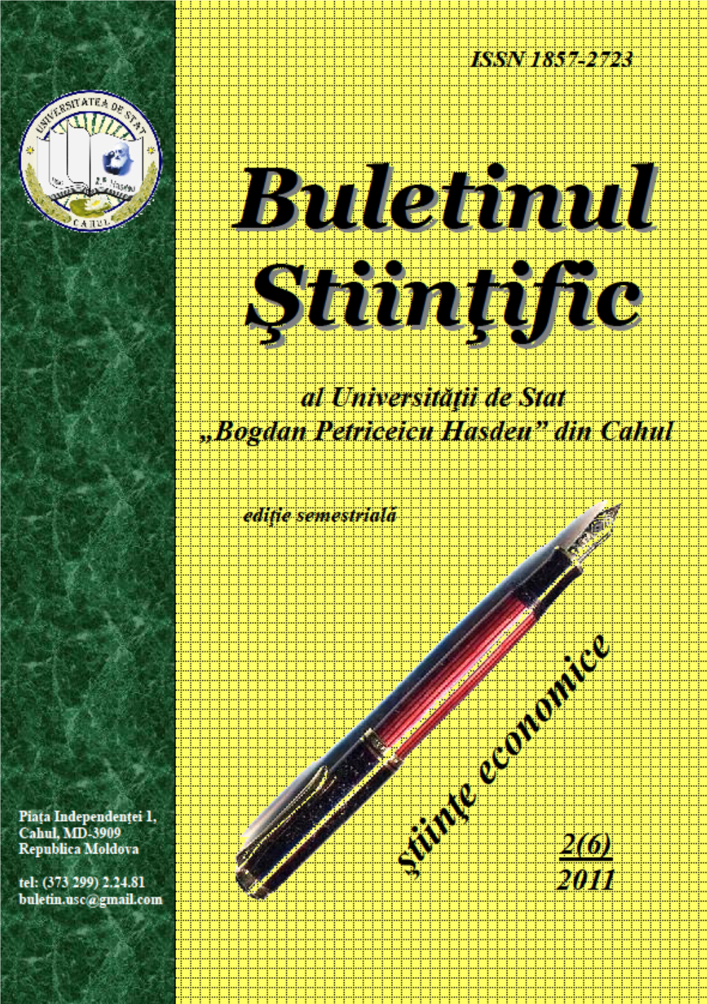 2011-Buletinul Științific
