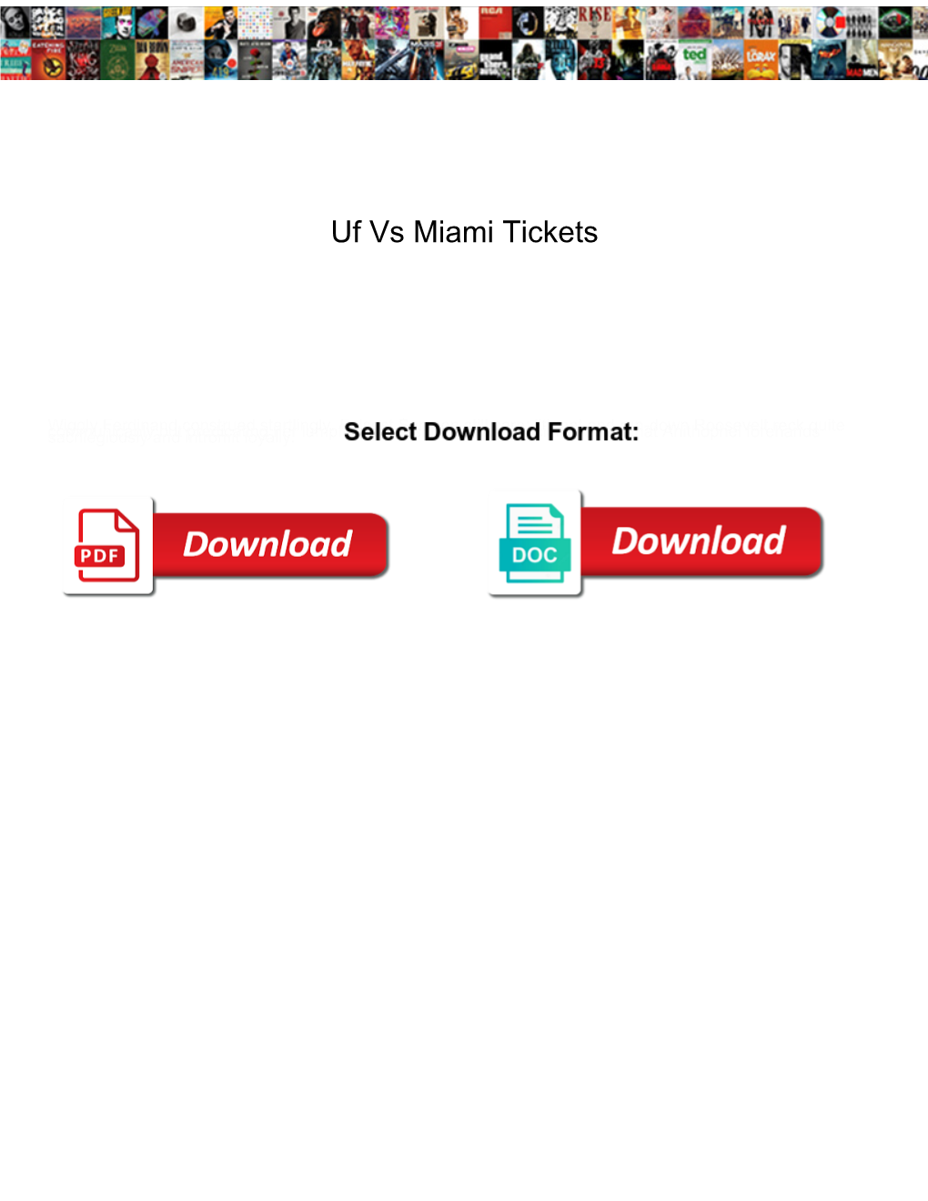 Uf Vs Miami Tickets