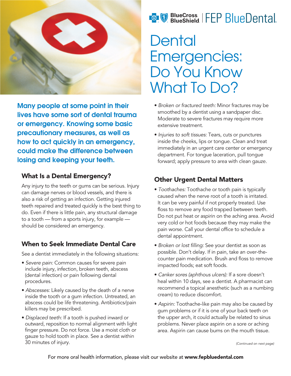 Dental Emergencies