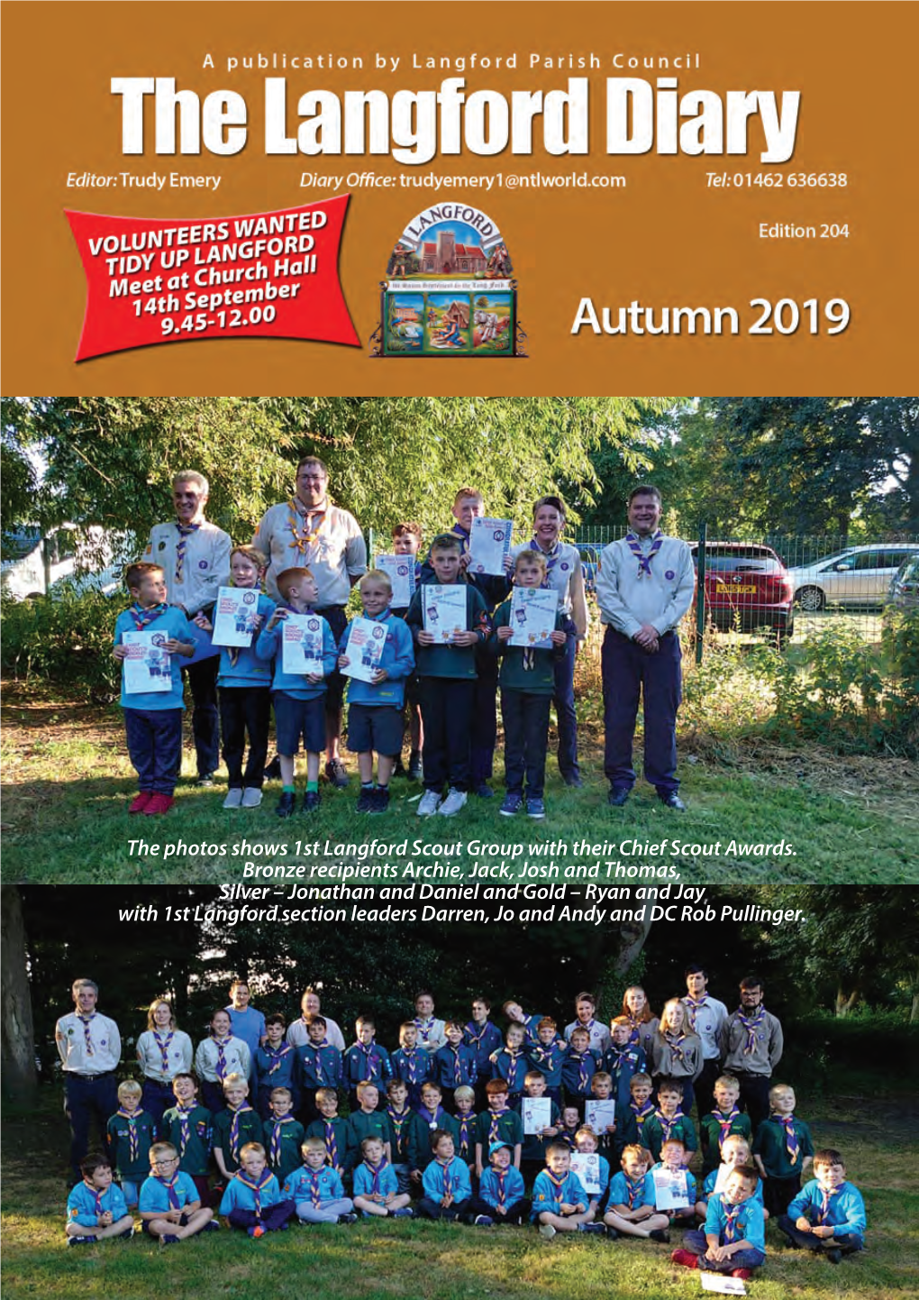 Diary Autumn 2019