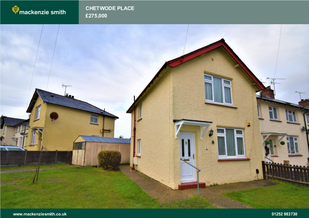 Chetwode Place £275000