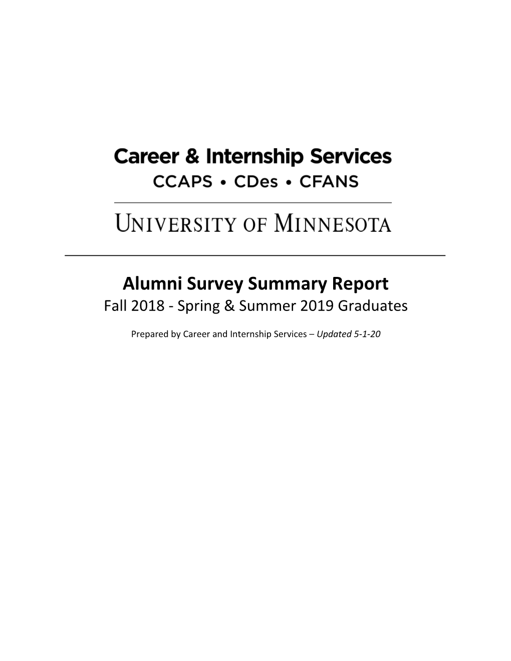 2018-19 Career Outcomes (PDF)