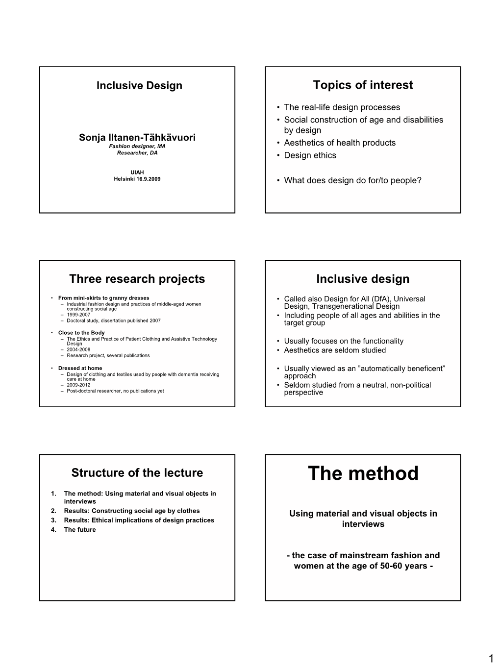 Design for All Inclusive Design Universal Design