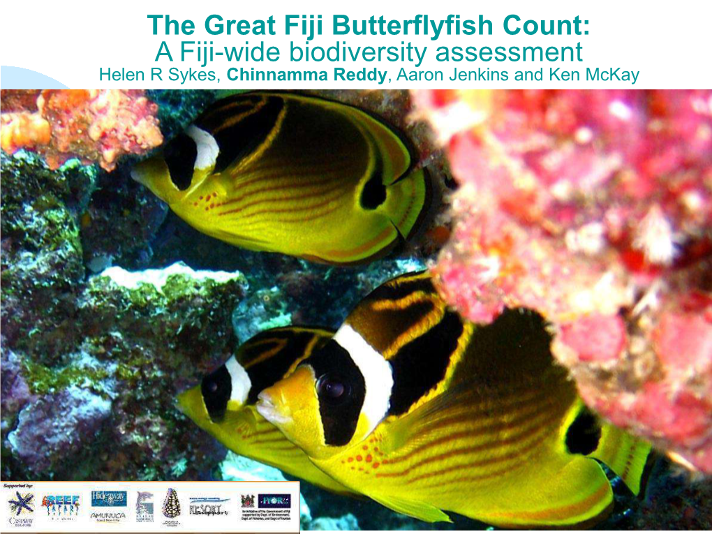 The Great Fiji Butterflyfish Count Teaching