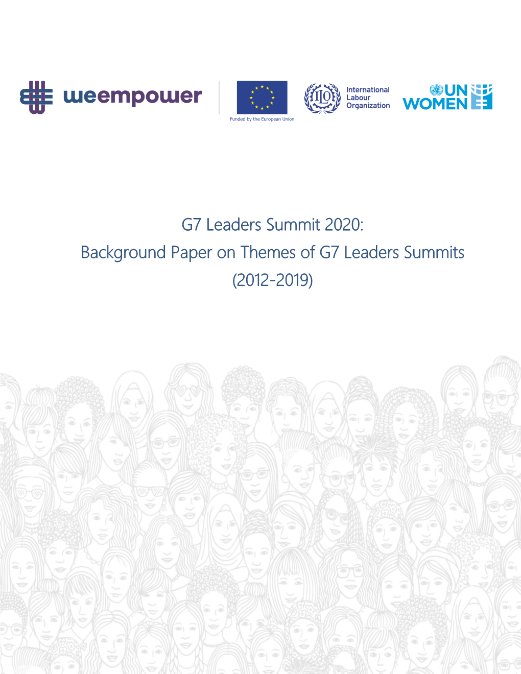 G7 Leaders Summit 2020: Background Paper on Themes of G7 Leaders Summits (2012-2019)