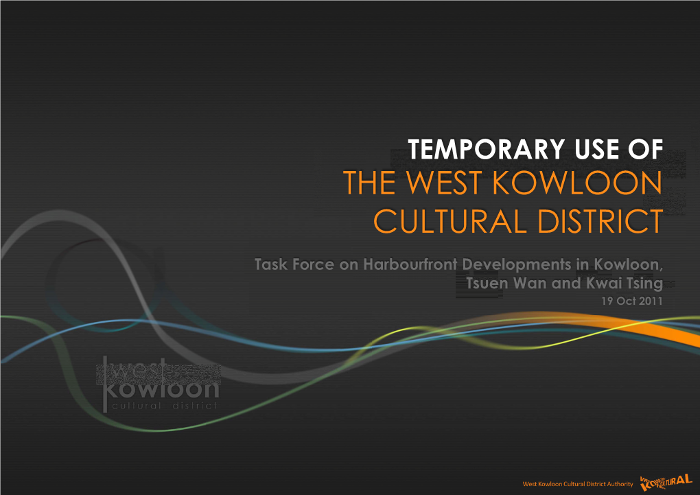 The West Kowloon Cultural District
