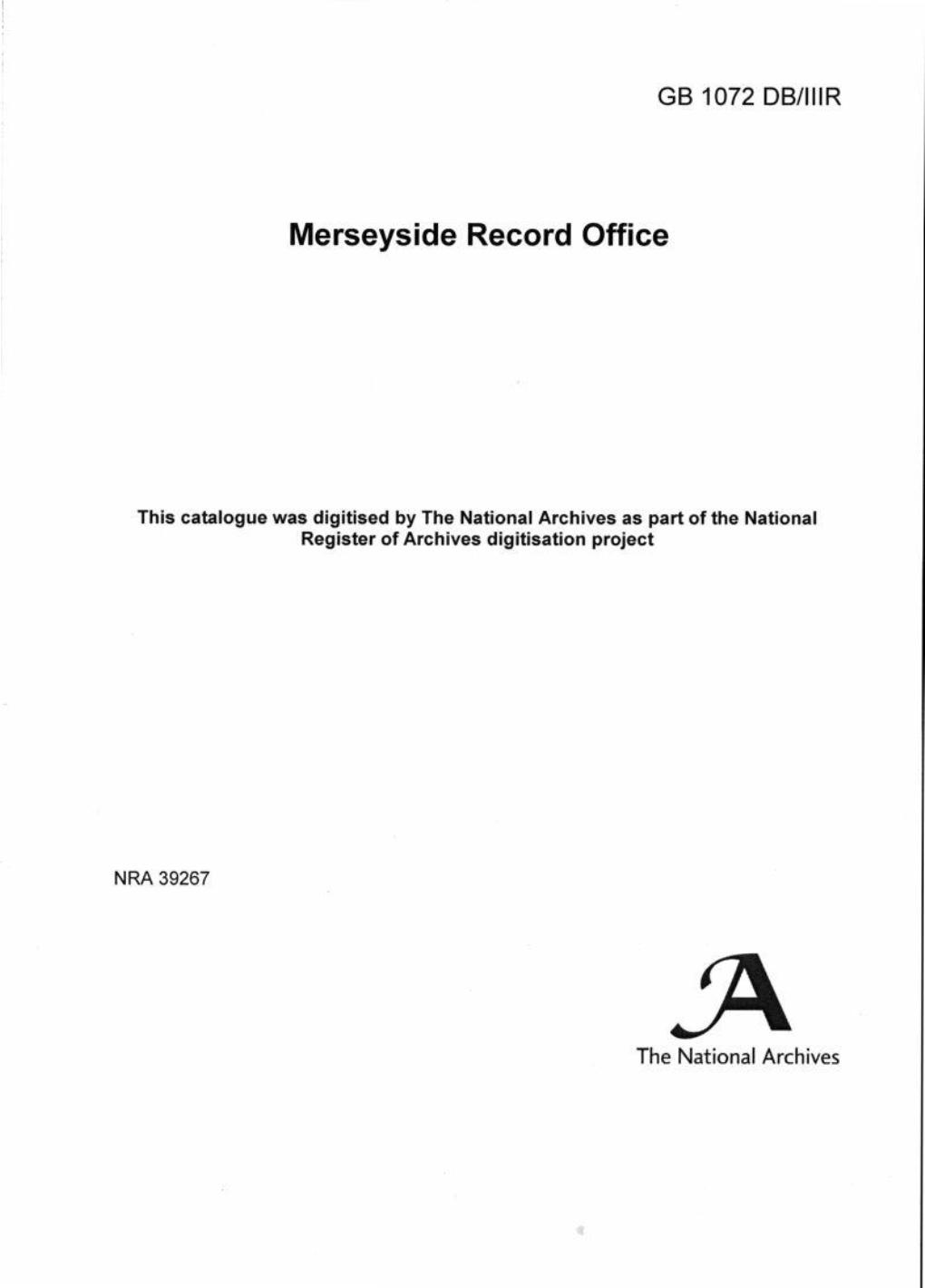 Merseyside Record Office