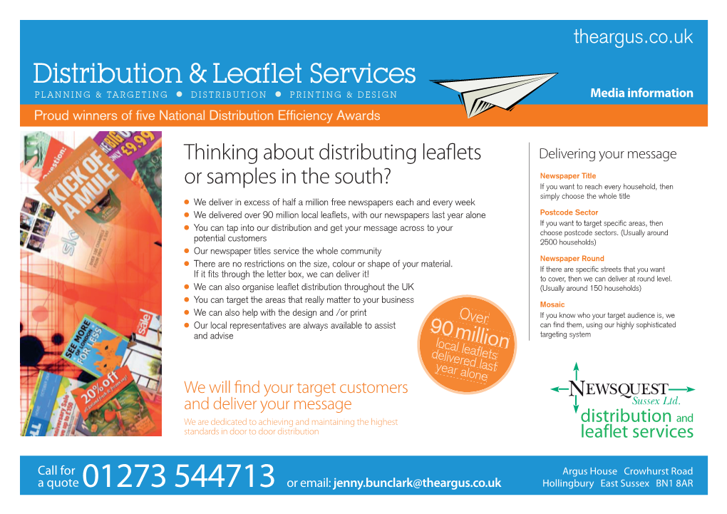 Distribution & Leaflet Services