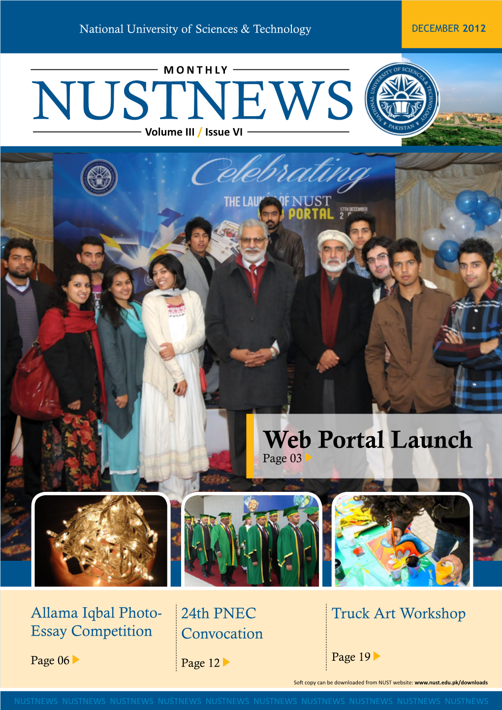 NUSTNEWS Volume III / Issue VI